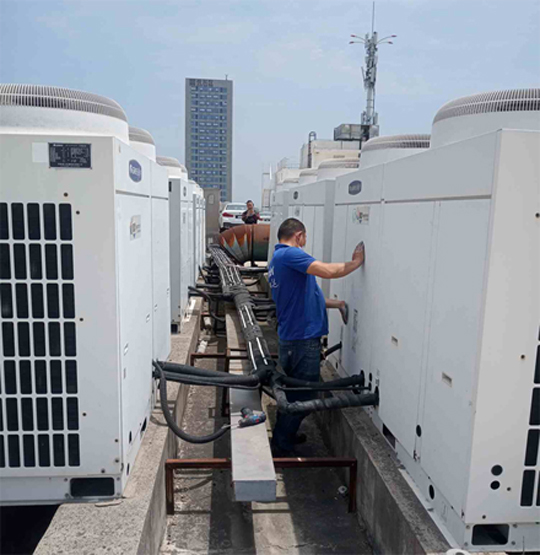 江孜中央空调制热和不制冷系统维修方法